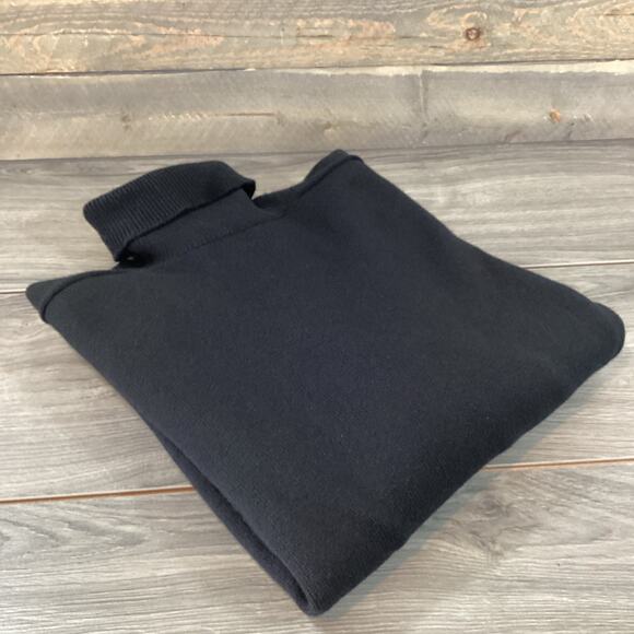 Balenciaga Turtleneck Sweater Size 40 100% Cashmere Italy Luxury Designer Black - Picture 14 of 16